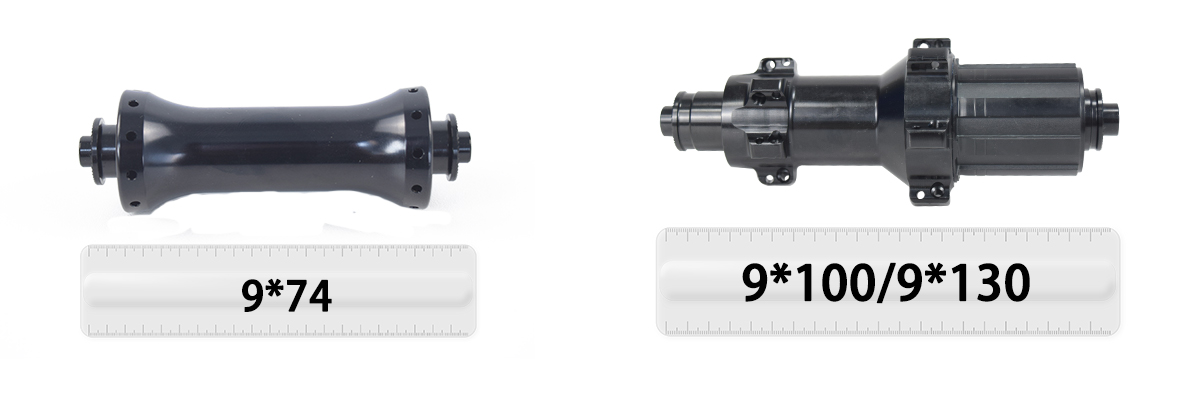36T Ratchet Free hub, front 9*74mm rear 9*100mm