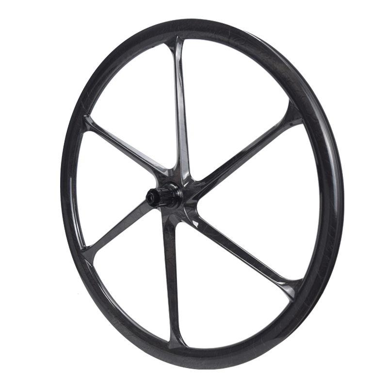 High-Quality 6-Spoke Carbon Fiber Cycling Wheelset