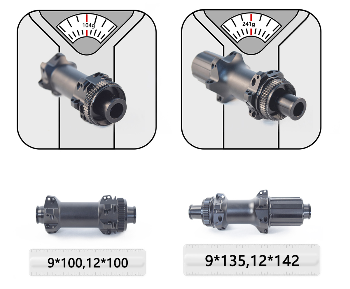 RD02 Carbon Fiber Wheel Set Wave Rim Disc Brake Shimano