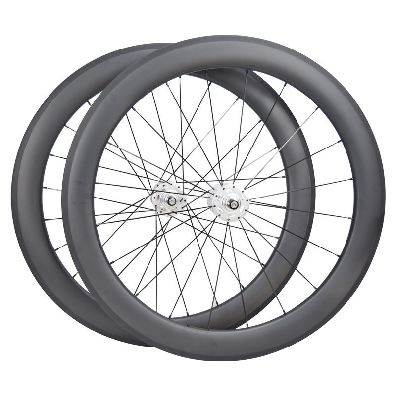 High Performance Fixed Gear Carbon Wheelset