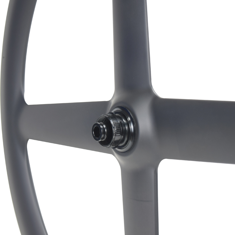 4-spoke track fixed gear carbon wheel