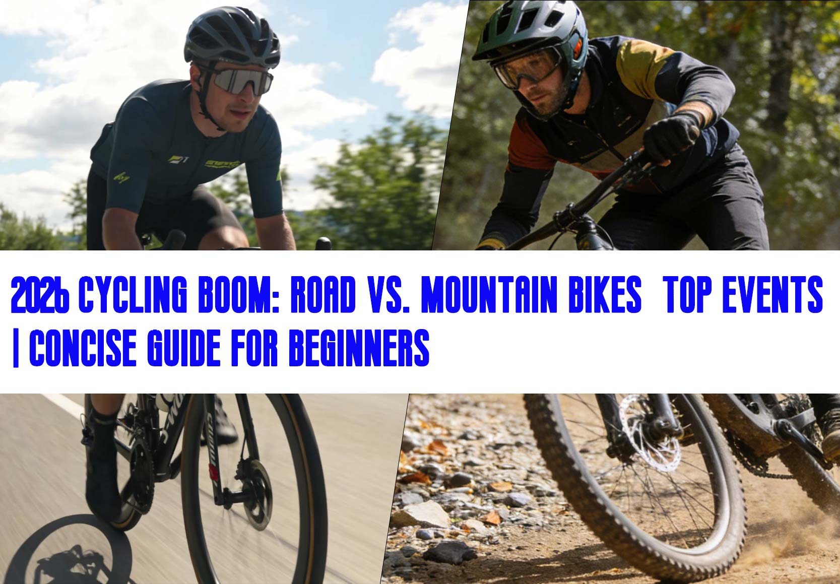 Radsport-Boom 2026: Rennrad vs. Mountainbike & Top-Events | Kurzanleitung für Einsteiger