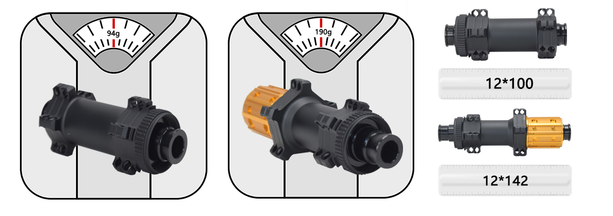 center lock hub front 12*100mm rear 12*142mm center lock hub front 12*100mm rear 12*142mm