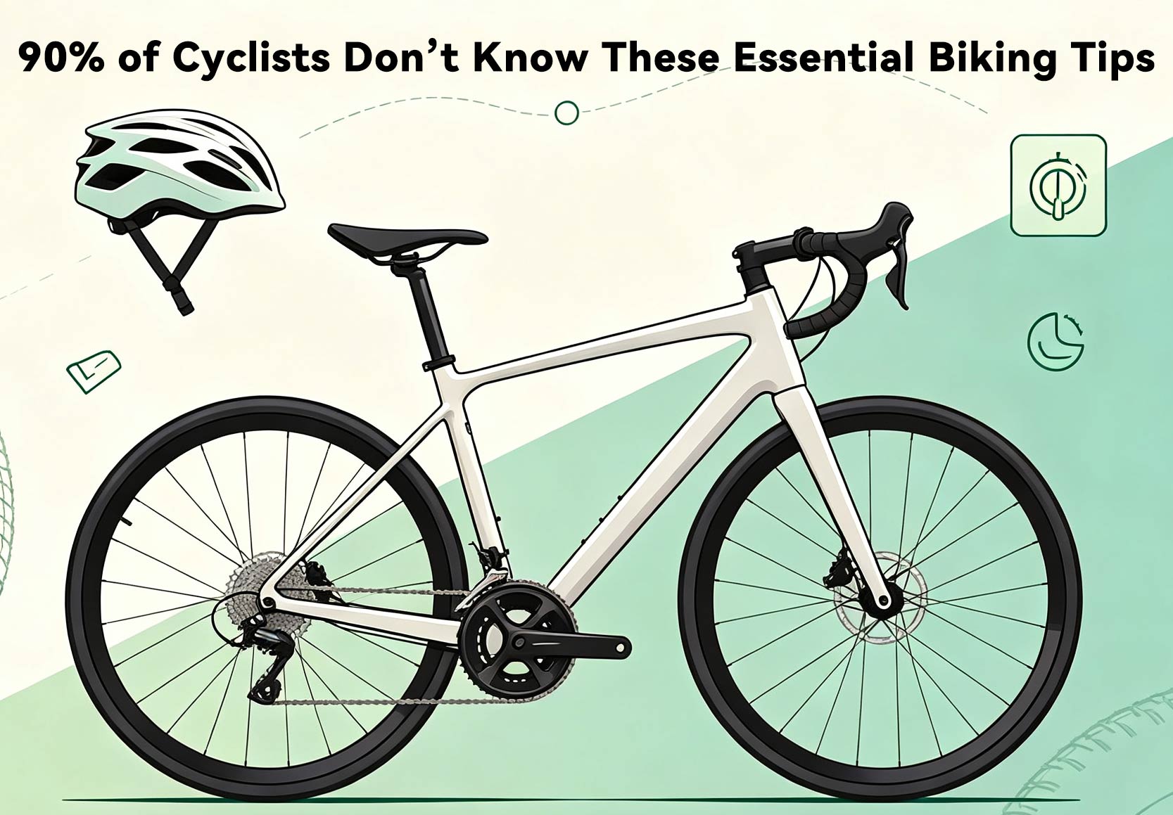 90 % der Radfahrer kennen diese wichtigen Tipps zum Radfahren nicht.